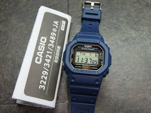 カシオ/CASIO●G-SHOCK/Gショック■DW-5600■定番スクエア【ネイビー】カスタム 国内モデル※時計本体付き★全国送料無料