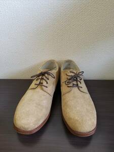 JUNHASHIMOTO ジュンハシモト スウェード　ドレスアップ　短靴　ベージュ　 41 26-26.5ｃｍ 　