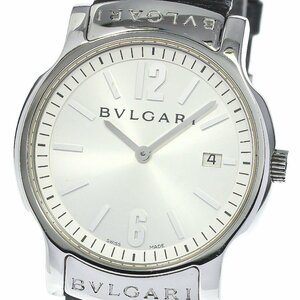 ブルガリ BVLGARI ST35S ソロテンポ デイト クォーツ メンズ _771362