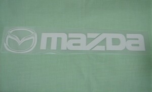 【Jリーグ】MAZDA スポンサー ロゴシート [白] 2/サンフレッチェ広島ASローマ