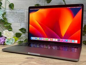【美品♪】Apple MacBook Pro 2019 A1989[Core i7 8569U 2.8GHz/RAM:16GB/SSD:1024GB/13.3インチ]macOS Ventura タッチバー 動作品