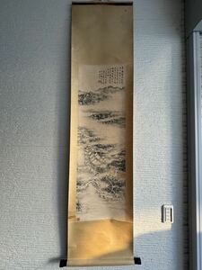 【模写】呉蓬 寒山寺図 中国書画 買取品 掛軸 中国美術 時代品 中国画