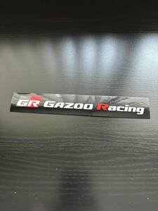 ★新品未使用　非売品　希少★TOYOTA GAZOO Racing　ステッカー　シール　ブラック　ガズーレーシング