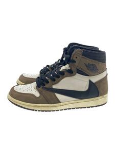 NIKE◆AIR JORDAN 1 HIGH OG TS SP/エアジョーダン1ハイ/ホワイト/CD4487-100/26cm