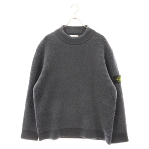 STONE ISLAND ストーンアイランド モックネックウールセーター ニット 7115523B3 グレー XXL