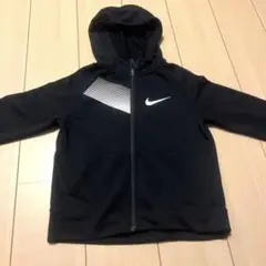 NIKE DRI-FIT ナイキ 黒 キッズ 子供 S 130フルジップパーカー