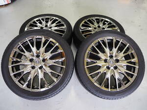 WORK PIETRA ct2 ワーク ピエトラ ct2 18inch 7.0J 5H114.3+48 中古タイヤ 225/45R18 ヴェゼル オデッセイ レヴォーグ RX-8