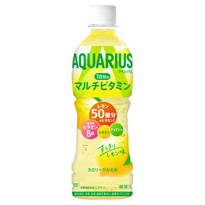 アクエリアス 1日分のマルチビタミン 500ml 24本 (24本×1ケース) PET ペットボトル スポーツドリンク【送料無料】