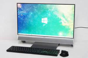 【1円～】大容量2TB！Corei7＆Office2021＆Blu-rayドライブ搭載 LAVIE Desk All-in-one DA770/DAW i7-6500U RAM8G HDD2T 23.8型FHD Win10