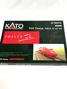 【レア・未使用品】KATO K10910 N Scale TGV Thalys PBKA 10 Car Set with Display UNITRACK THALYS 一式