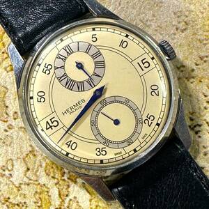 【現品限り！エルメス レギュレーター】HERMES 1940年代★アンティーク時計★ロレックス IWC オメガ ジラール ピアジェ好きにも★973