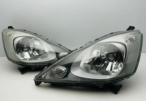 美品 ホンダ フィット GE6 GE7 GE8 前期 純正 HID ヘッドライト フィット RS 左右セット STANLEY P6869 バラスト付き 刻印7 (R141)