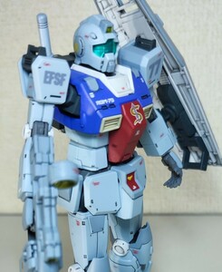 【塗装済完成品】HG 1/144 RGM-79 GM ジム スレッガー 機動戦士ガンダム ククルスドアンの島