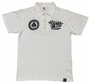 良品 MWS エムダブルエス THE SMOKERS CLUB プリント 半袖 ポロシャツ / アメカジ