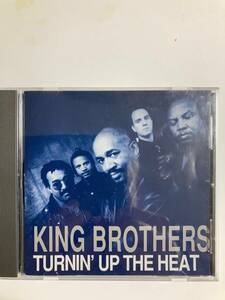 【ブルース】キング・ブラザーズ（KING BROTHERS）「TURNIN’ UP THE HEAT」(レア）中古CD、USオリジナル初盤、BL-499