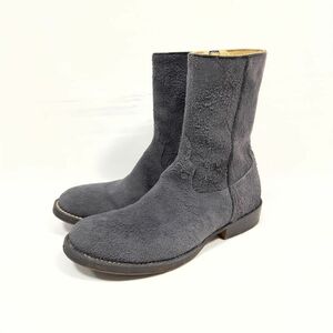 nonnative ノンネイティブ RANCHER ZIP UP BOOTS COW SUEDE by OFFICINE CREATIVE スウェード サイドジップ ブーツ / 42 / チャコール