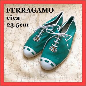 Ｓａｌｖａｔｏｒｅ　Ｆｅｒｒａｇａｍｏ　ＶＩＶＡ　フラットシューズ 23.5cm