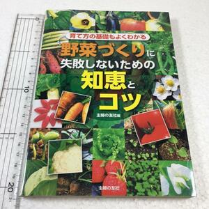 即決　未読未使用品　全国送料無料♪　野菜づくりに失敗しないための知恵とコツ　育て方の基礎もよくわかる　JAN- 9784074235452