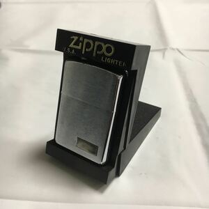 送料一律370円 火花あり Zippo ジッポ シルバー ゴールド ケース付き 喫煙具