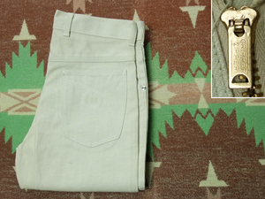 Dead-Stock 【CIRCLE S RANCH】60s Cotton Twill Pants/ 60年代 シアーズ コットンツイル カツラギ パンツ sears GRIPPER ビンテージ50s70s