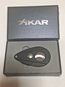  葉巻 XIKAR ザイカ－ ダブルブレ－ドカッター ブラック21mm 