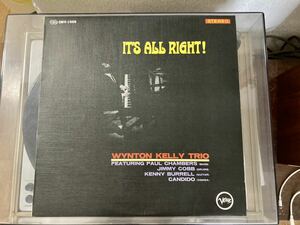 WYNTON KELLY it’s all right ウィントンケリー　LP レコード　verve smv-1009 国内盤