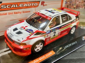 1/32 Scaleauto SC-6286R Mitsubishi Evo V 1998 Richard burns. Rally spain スロットカー