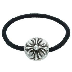 クロムハーツ Chrome Hearts HAIRBAND/クロスボールボタンヘアゴム シルバーコンチョ 中古 GZ11