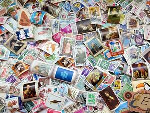 【Ｅ】外国切手 500枚セット 使用済み切手 紙モノ コラージュ 海外 まとめて 大量セット ヴィンテージ アンティーク ジャンクジャーナル