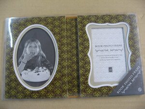 【色褪色】BOOK PHOTO FRAME ブラウン Ｚ＆Ｋ BOOKPHOTOFRAME49・244　フォト アルバム　写真