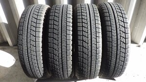 値下げ！軽自動車サイズ！ 2019年製 ＢＳ ブリヂストン ブリザック VRX 155/65R14 4本セット　051206