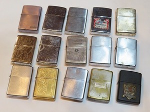 ★15個セット！ Zippo/古いジッポライター ヴィンテージ 現状中古品★