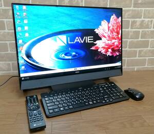 ＜227H120＞LAVIE DA970/E【テレビ視聴OK,4チューナー搭載】(i7-6567U/8GB/4TB/ブルーレイ/23.8型FHD/Wifi/Office2016/win11)