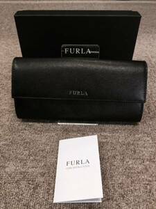 新品未使用！格安！FURLA フルラ バイカラー レザー 二つ折り長財布