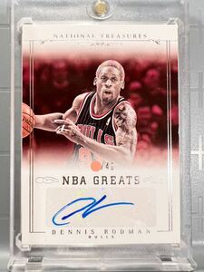 最高級49枚限定 Auto 13 Panini 国宝 Dennis Rodman デニス・ロッドマン NBA サイン バスケ スラムダンク モデル Bulls 優勝 All-star