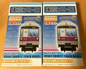 Bトレインショーティー 東京メトロ 半蔵門線 8000系 更新車 4両セット（2箱）