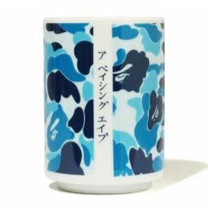 新品 A BATHING APE ABC CAMO JAPANESE TEACUP nigo baby milo bape home 小物 コップ cup blue