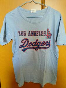 80年代に購入した古着　ロサンゼルス ドジャースLOS ANGELES Dodgers Tシャツ　M-38-40 MADE IN USA　アメリカ製　大谷翔平