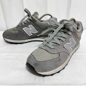 和278★ newbalance W574GS 574 スニーカー シューズ 24 グレー レディース ニューバランス