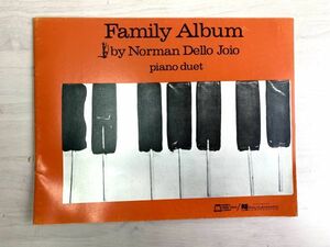 輸入楽譜『Family Album』by Norman Dellop Joio piano duet　子供のためのピアノ連弾