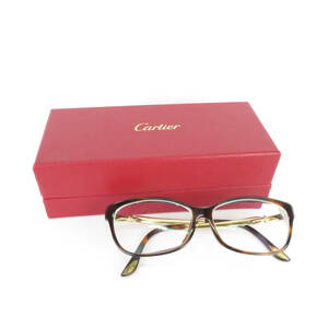 難有 Cartier カルティエ 6216975 メガネ 眼鏡 フレーム レディース AY4777C