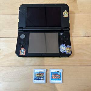 作動品ニンテンドー3DSLL 本体、妖怪ウォッチこびとの不思議ソフト2本付きまとめ！