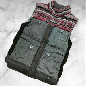 定価20万!!!頂点頂上!!!【モンクレール MONCLER】これ以上なし◎ 世界最高峰ニットダウンベスト ジレ AVENGER GILET ジャケット M