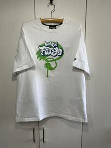 FAT エフエーティー プリントTシャツ 半袖 Tシャツ メンズ ロゴTシャツ 綿100％ 厚手 ホワイト 2005SS フリー FATYO AMPED CO.LTD