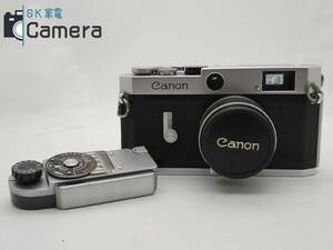 Canon P 50ｍｍ F2.8 L39 キャノン ポピュレール おまけで露出計 現状品