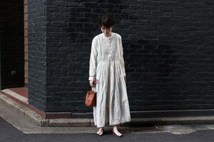 インジリ INJIRI for BLOOM&BRANCH / Basic Embroidery Shirt Dress　ワンピース