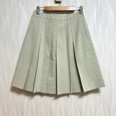 ギャミヌリィ　プリーツスカート　膝上　日本製　Sサイズ　カジュアル　大人可愛い