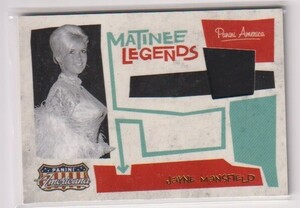 Panini Americana Jayne Mansfield ジューン マンスフィールド 女優 Matinee Legends Personally Worn Item card #202/499