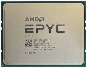 AMD EPYC 7313 16C 3GHz 3.7GHz 128MB Socket SP3 2P 155W