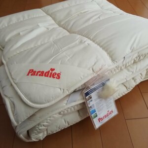 数量限定【ダブルサイズ】新品西川　Paradies/パラディース　快眠　さわやか 吸湿　ウールパッド　バーデンバーデン ドイツ製　2.8KG